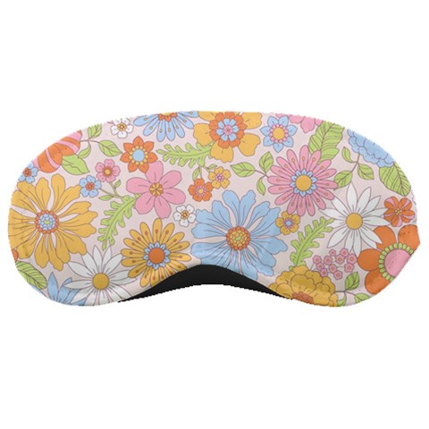 Pattern Background Vintage Floral Sleep Mask from ArtsNow.com Front