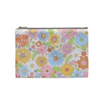 Pattern Background Vintage Floral Cosmetic Bag (Medium)