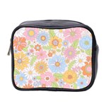 Pattern Background Vintage Floral Mini Toiletries Bag (Two Sides)