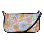 Pattern Background Vintage Floral Shoulder Clutch Bag