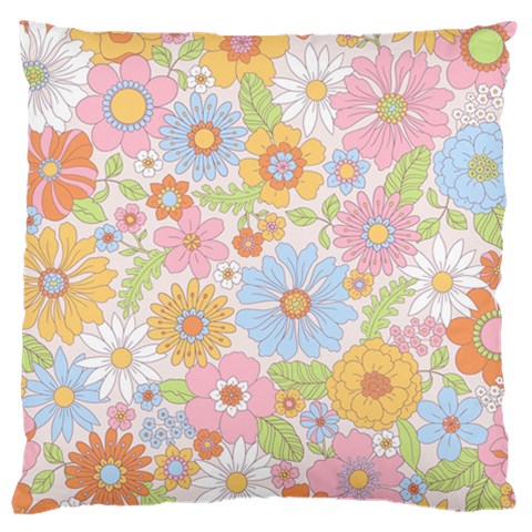 Pattern Background Vintage Floral Large Cushion Case (One Side) from ArtsNow.com Front