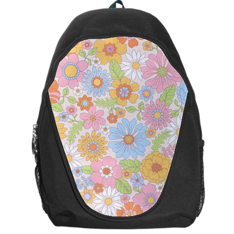 Pattern Background Vintage Floral Backpack Bag from ArtsNow.com Front