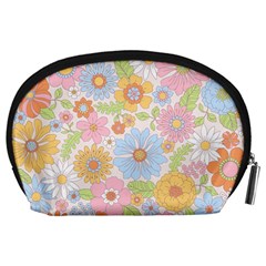 Pattern Background Vintage Floral Accessory Pouch (Large) from ArtsNow.com Back