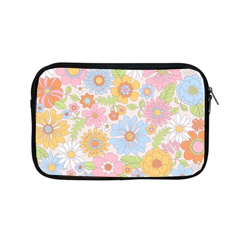 Pattern Background Vintage Floral Apple MacBook Pro 13  Zipper Case from ArtsNow.com Front