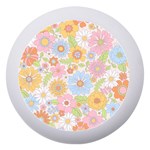 Pattern Background Vintage Floral Dento Box with Mirror