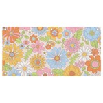 Pattern Background Vintage Floral Banner and Sign 4  x 2 