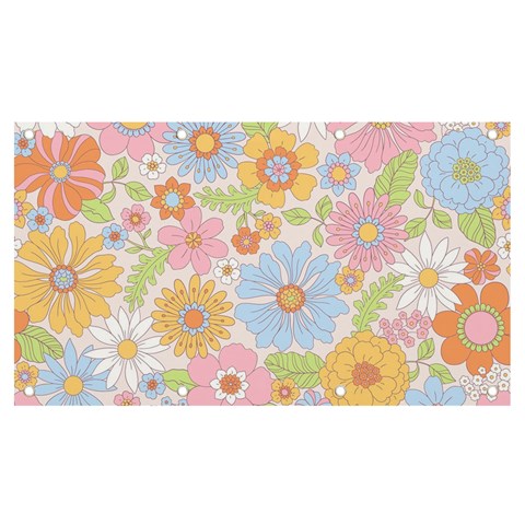 Pattern Background Vintage Floral Banner and Sign 7  x 4  from ArtsNow.com Front