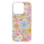 Pattern Background Vintage Floral iPhone 14 Pro TPU UV Print Case