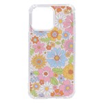 Pattern Background Vintage Floral iPhone 14 Pro Max TPU UV Print Case