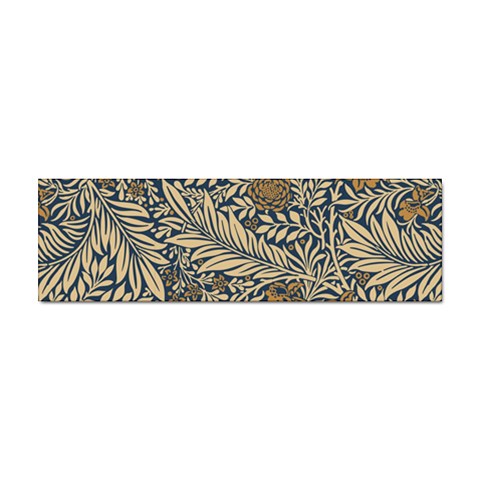 Brown Vintage Background Vintage Floral Pattern Sticker (Bumper) from ArtsNow.com Front