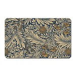 Brown Vintage Background Vintage Floral Pattern Magnet (Rectangular)