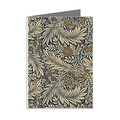 Brown Vintage Background Vintage Floral Pattern Mini Greeting Cards (Pkg of 8) from ArtsNow.com Right