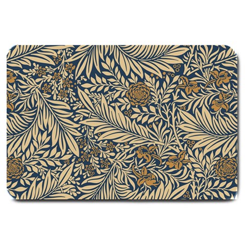 Brown Vintage Background Vintage Floral Pattern Large Doormat from ArtsNow.com 30 x20  Door Mat