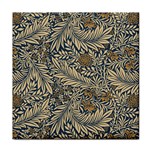 Brown Vintage Background Vintage Floral Pattern Face Towel