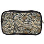 Brown Vintage Background Vintage Floral Pattern Toiletries Bag (One Side)