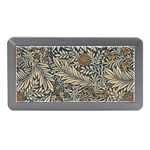 Brown Vintage Background Vintage Floral Pattern Memory Card Reader (Mini)