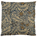 Brown Vintage Background Vintage Floral Pattern Large Cushion Case (One Side)