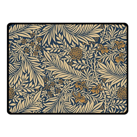 Brown Vintage Background Vintage Floral Pattern Two Sides Fleece Blanket (Small) from ArtsNow.com 45 x34  Blanket Front