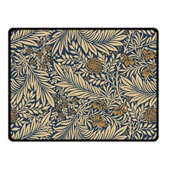 Brown Vintage Background Vintage Floral Pattern Two Sides Fleece Blanket (Small) from ArtsNow.com 45 x34  Blanket Back