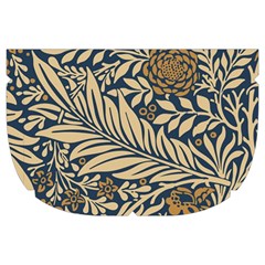 Brown Vintage Background Vintage Floral Pattern Make Up Case (Large) from ArtsNow.com Side Right