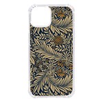 Brown Vintage Background Vintage Floral Pattern iPhone 14 TPU UV Print Case