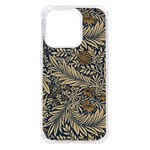 Brown Vintage Background Vintage Floral Pattern iPhone 14 Pro TPU UV Print Case