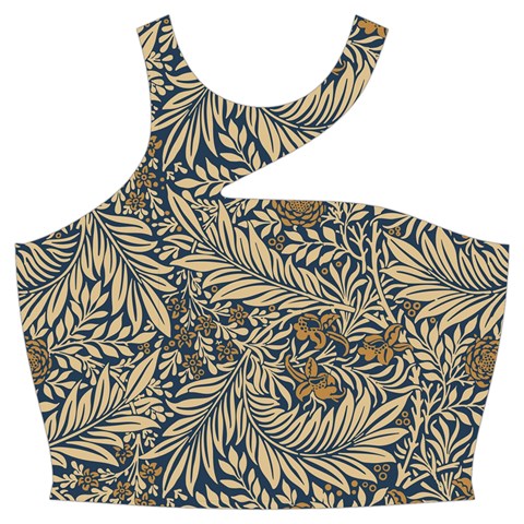 Brown Vintage Background Vintage Floral Pattern Cut Out Top from ArtsNow.com Front