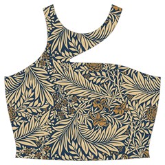 Brown Vintage Background Vintage Floral Pattern Cut Out Top from ArtsNow.com Front