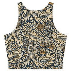 Brown Vintage Background Vintage Floral Pattern Cut Out Top from ArtsNow.com Back