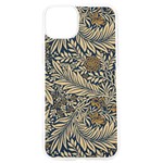 Brown Vintage Background Vintage Floral Pattern iPhone 15 Pro TPU UV Print Case