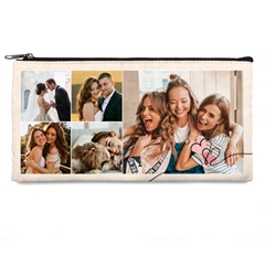 Personalized Heart Collage Photo Pencil Case Pencil Case from ArtsNow.com Front