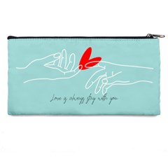 Personalized Finger Heart Collage Photo Pencil Case Pencil Case from ArtsNow.com Back