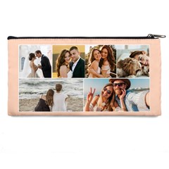 Personalized Collage Diamond Photo Pencil Case Pencil Case from ArtsNow.com Back