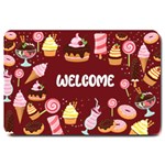 Personalized Dessert Name Any Text Large Doormat Large Doormat