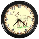 Donkey 2 Wall Clock (Black)