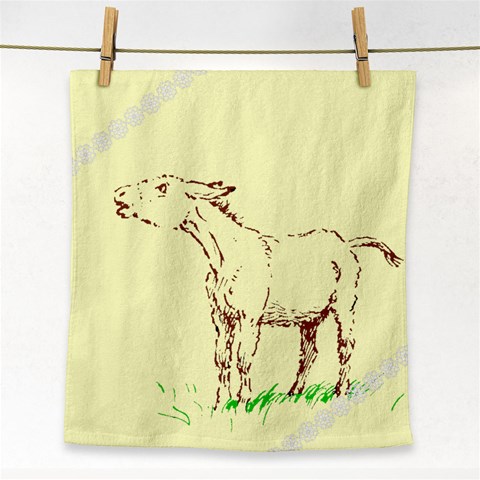 Donkey 2 Face Towel from ArtsNow.com Front