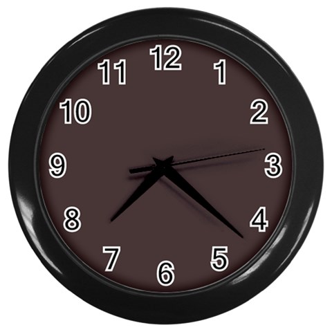 4 Farben Wall Clock (Black) from ArtsNow.com Front