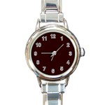 4 Farben 2 Round Italian Charm Watch