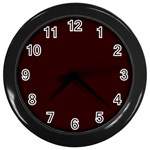 4 Farben 2 Wall Clock (Black)