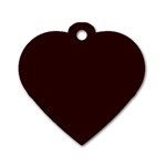 4 Farben 2 Dog Tag Heart (One Side)