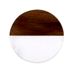 4 Farben 2 Classic Marble Wood Coaster (Round) 