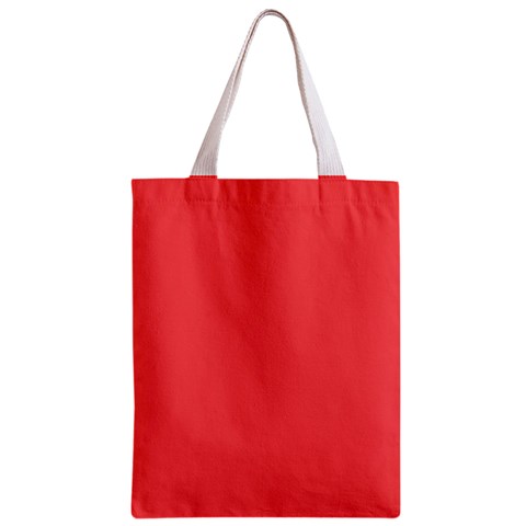 3 Farben Zipper Classic Tote Bag from ArtsNow.com Back