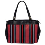 Rosa Grau Streifen Oversize Office Handbag