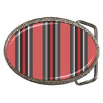 Rosa Grau Streifen Belt Buckles