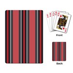 Rosa Grau Streifen Playing Cards Single Design (Rectangle)