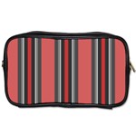 Rosa Grau Streifen Toiletries Bag (Two Sides)