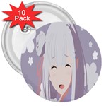 Emilia Rezero 3  Buttons (10 pack) 