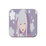 Emilia Rezero Rubber Coaster (Square)