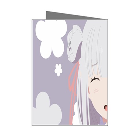 Emilia Rezero Mini Greeting Card from ArtsNow.com Right