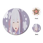 Emilia Rezero Playing Cards Single Design (Round)